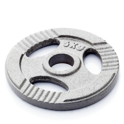 Muscle Power Olympische halterschijf 5 kg gietijzer Ø 50 mm MP804 MP8045KG